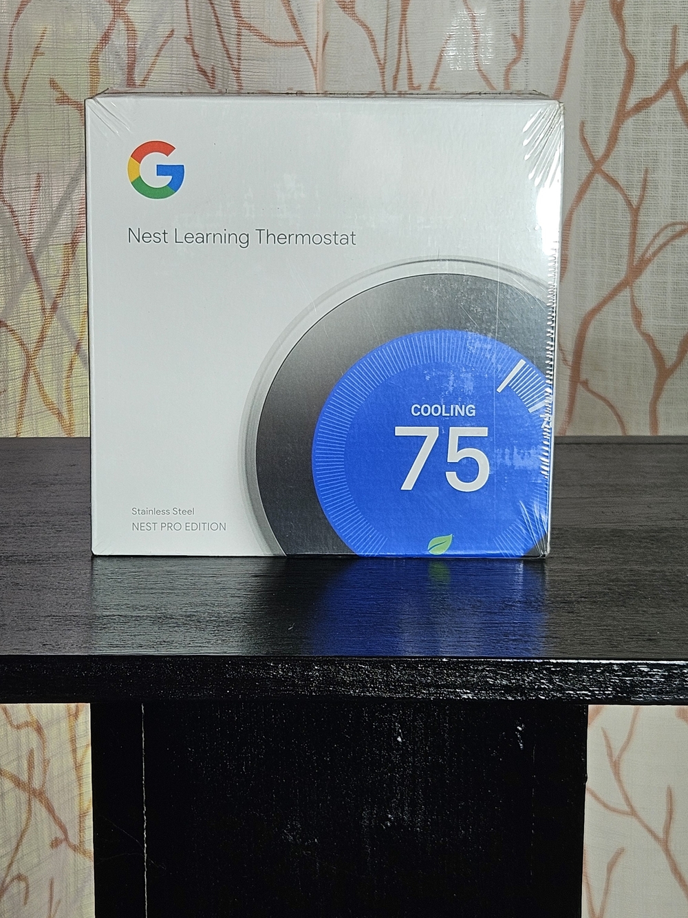 New T3008 Google Stainless Steel Nest Pro Edition Thermostat